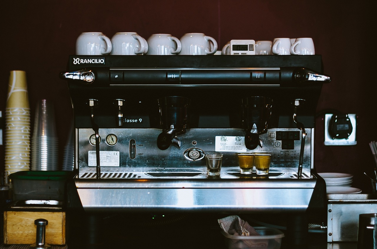 espresso machine coffee cafe free photo