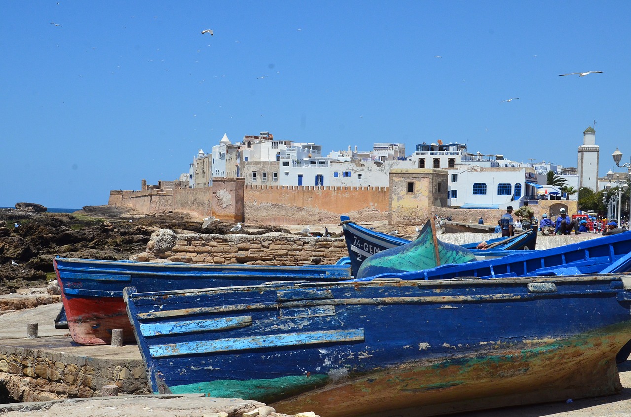 essaouira boats oriental free photo