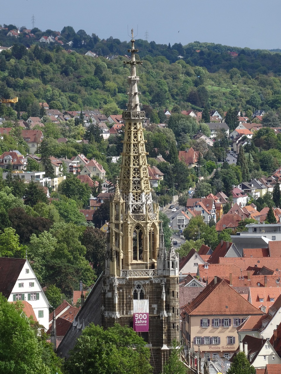 esslingen frauenkirche tower free photo