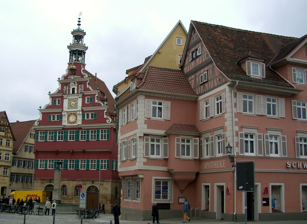 esslingen old town hall town hall square free photo