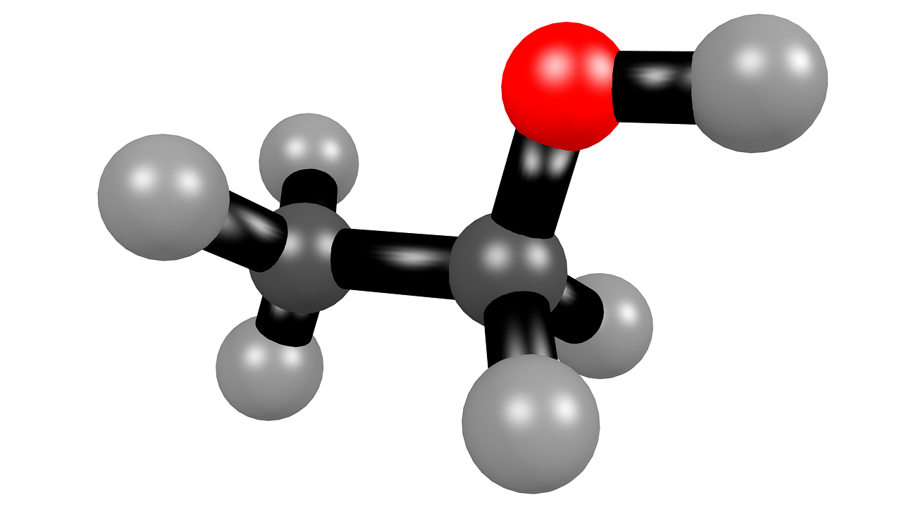 ethanol alcohol molecule free photo