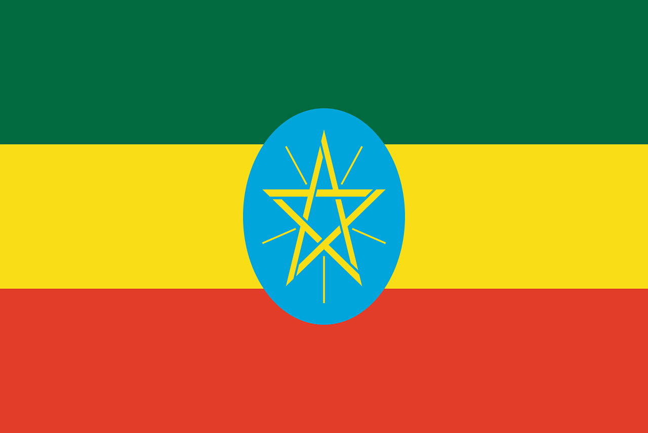 ethiopia flag national flag free photo