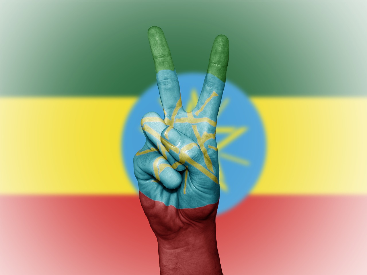 ethiopia peace hand free photo