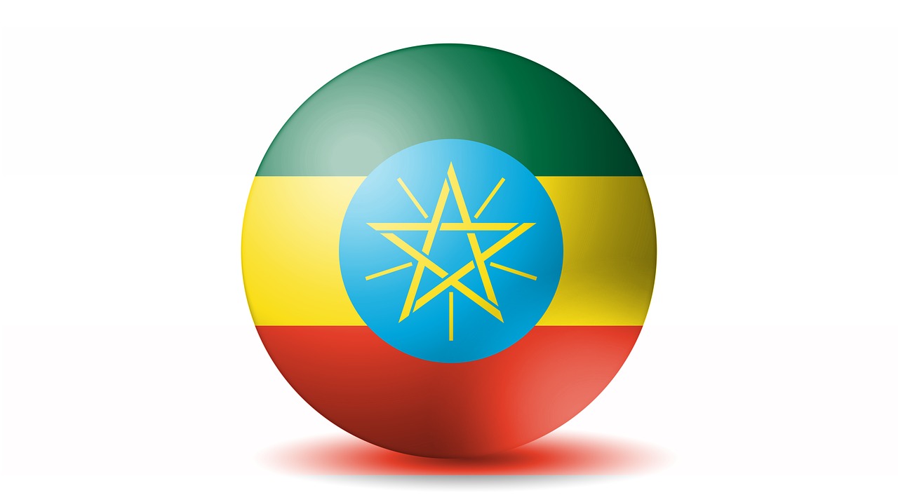 ethiopia flag flag 3d 3d free photo