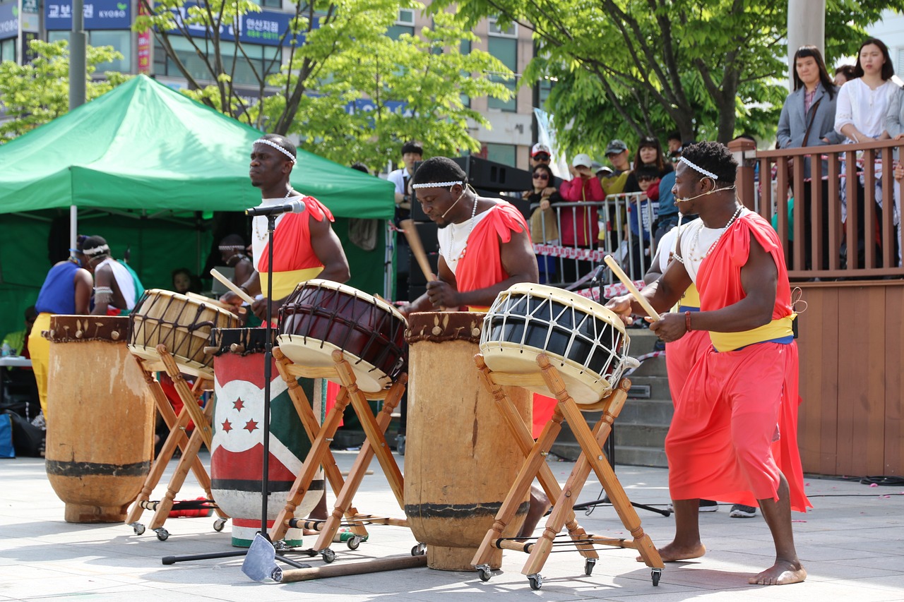 ethiopia percussion ansan street pole as gwangdeok free photo