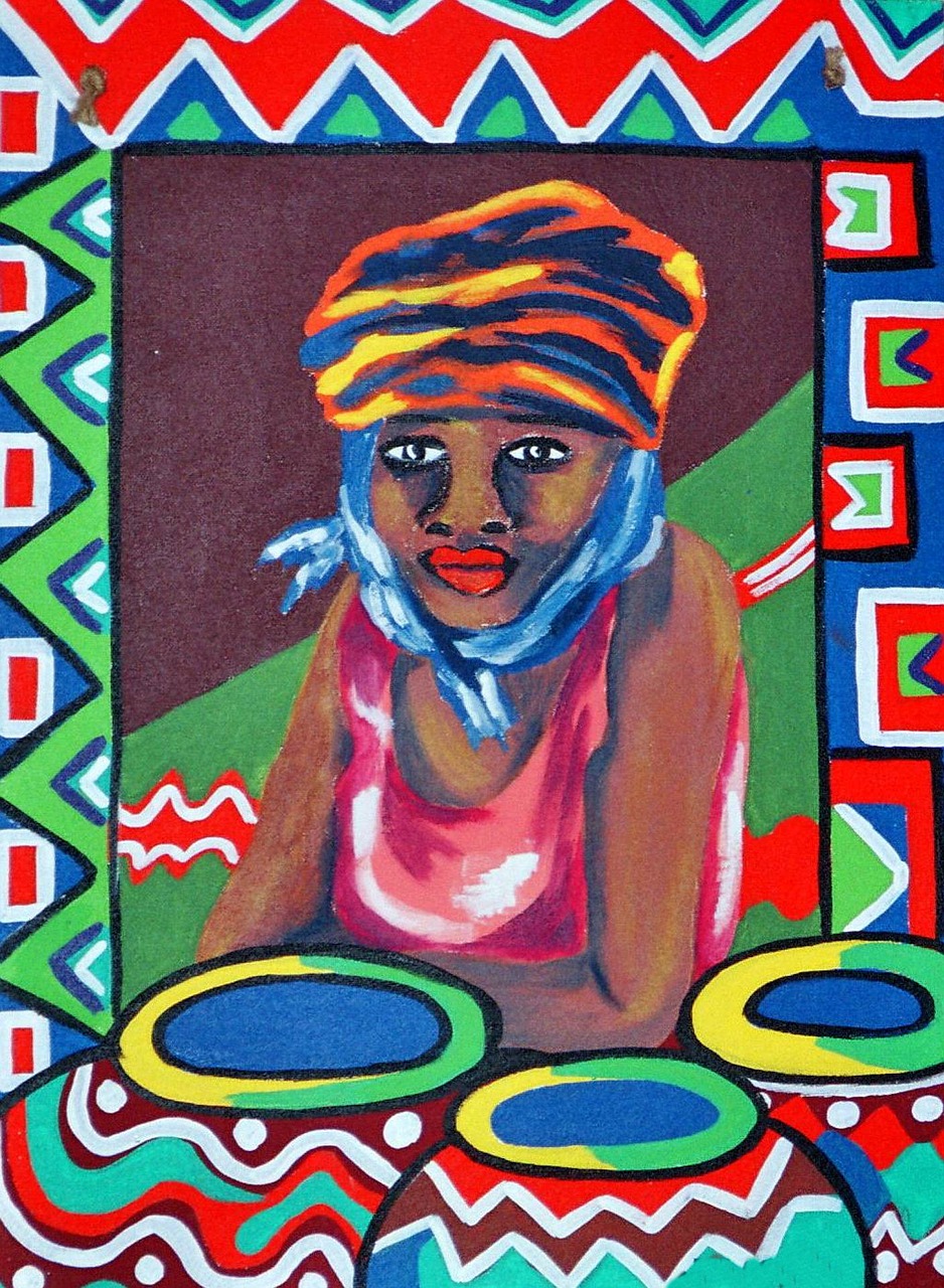 ethnic africa art work free photo