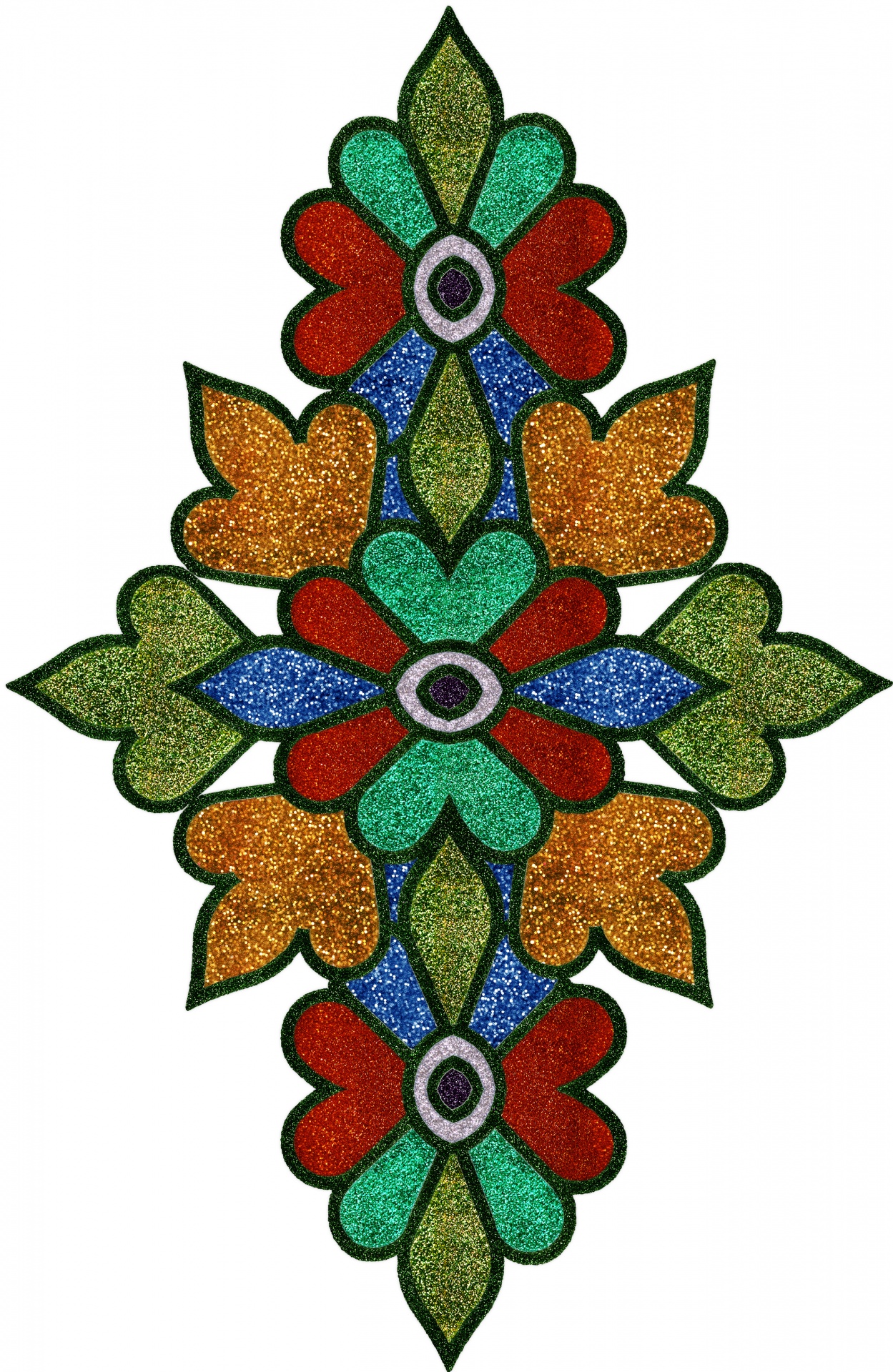 ethnic floral motif free photo