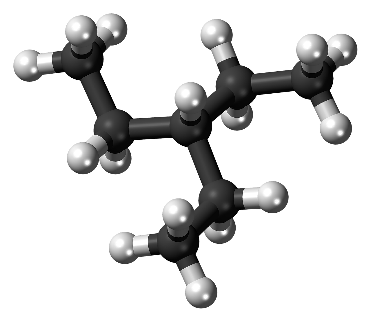 ethylpentane molecule chemistry free photo