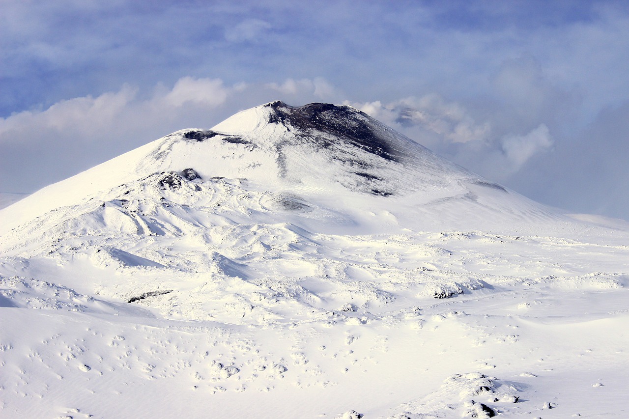 etna mount etna volcano free photo