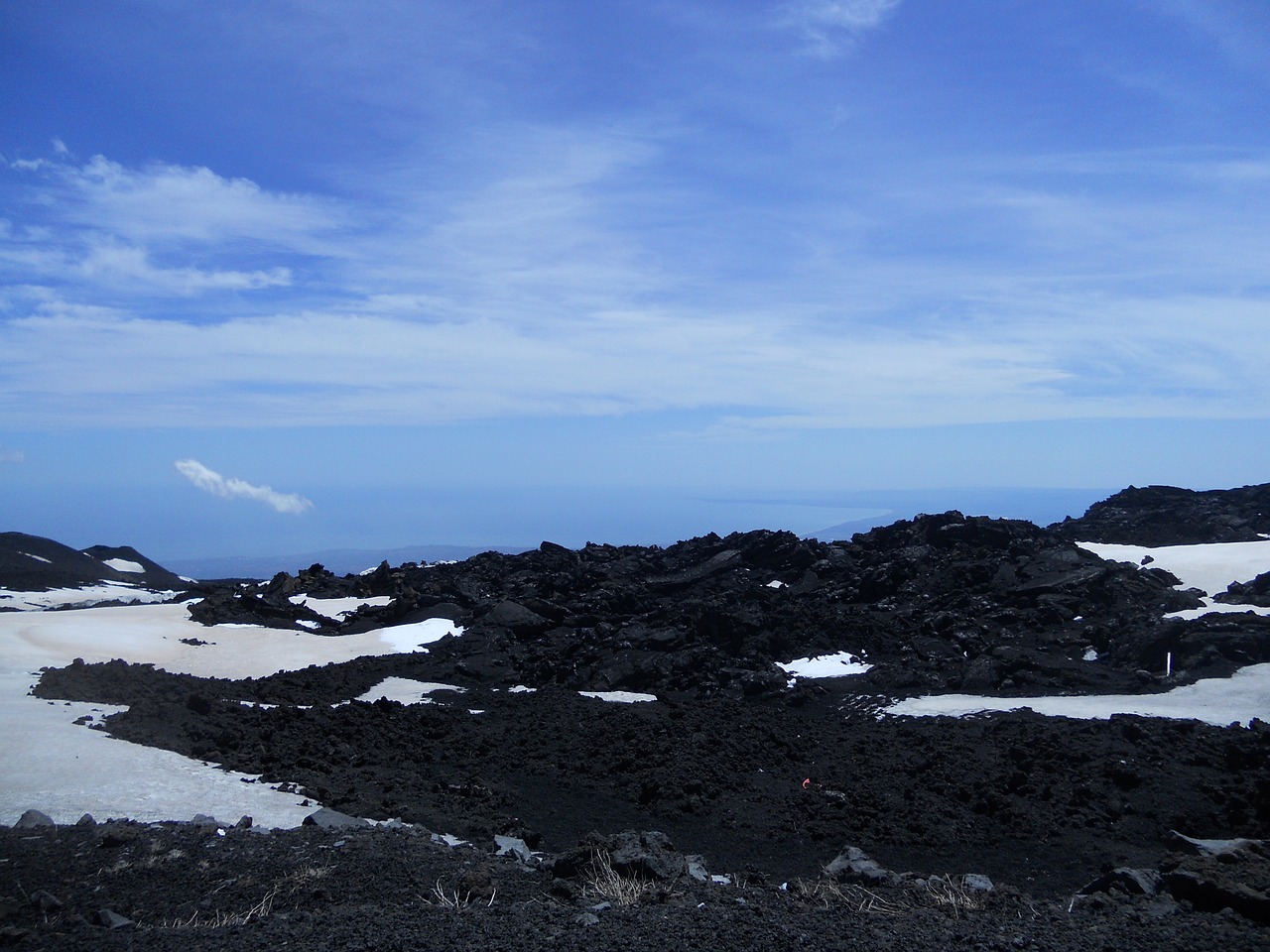 etna volcano mountain free photo