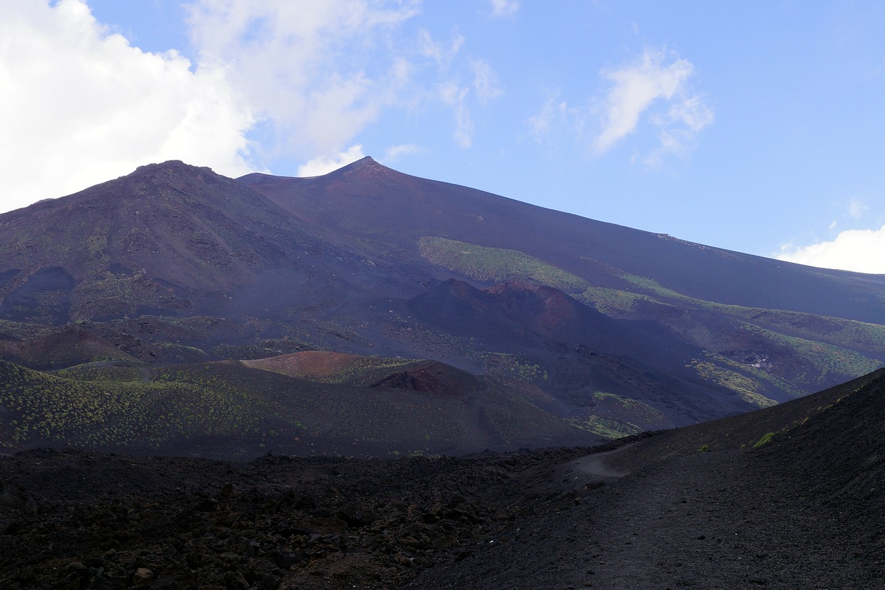 etna volcano sicily free photo