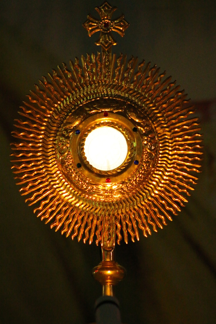 eucharist adoration sacred free photo