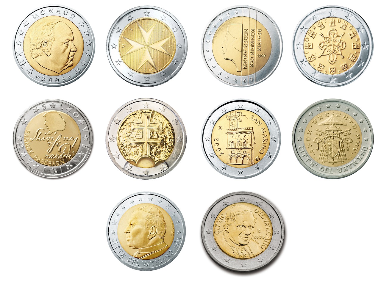 euro 2 coin free photo