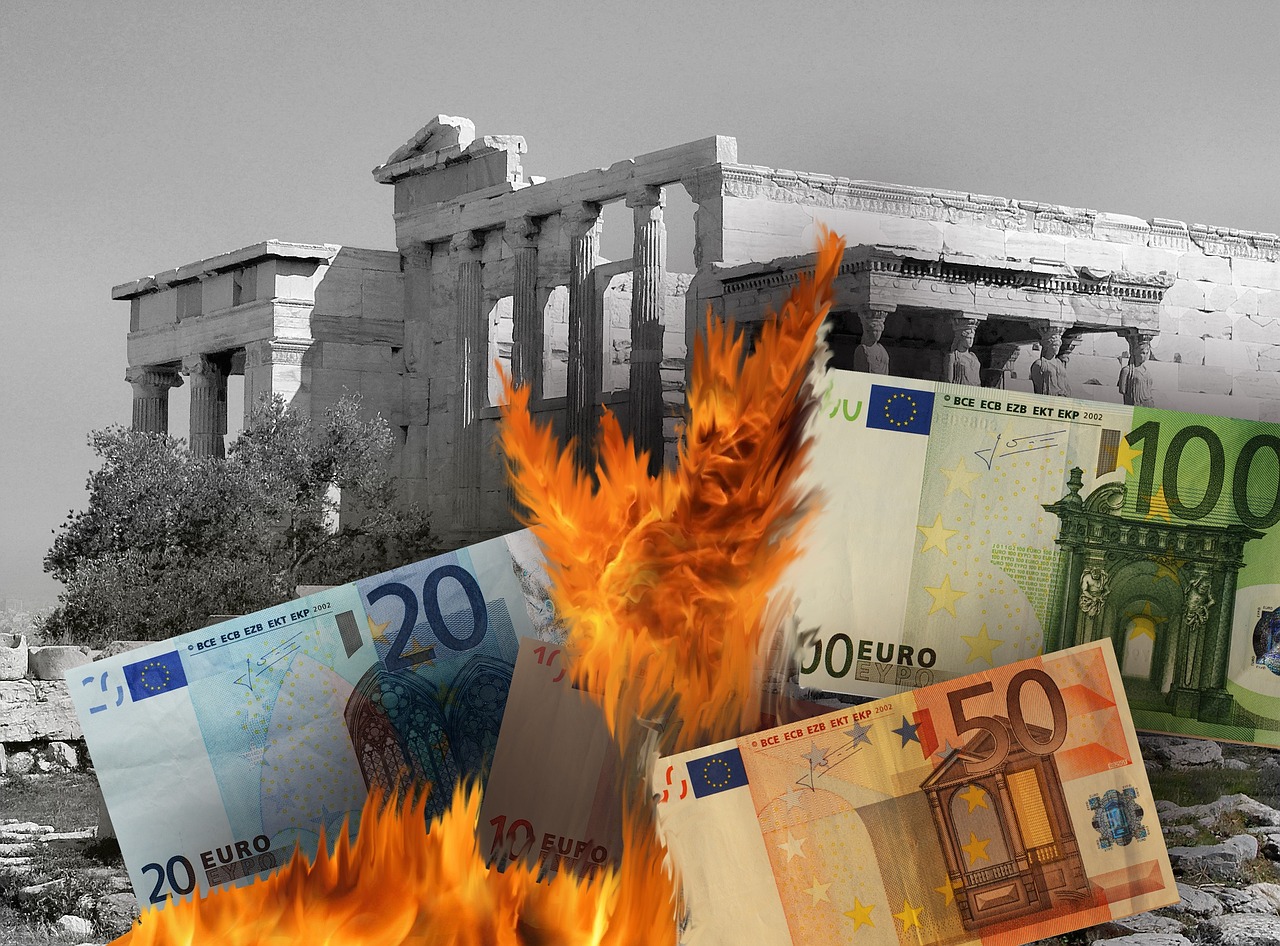 euro greece euro crisis free photo