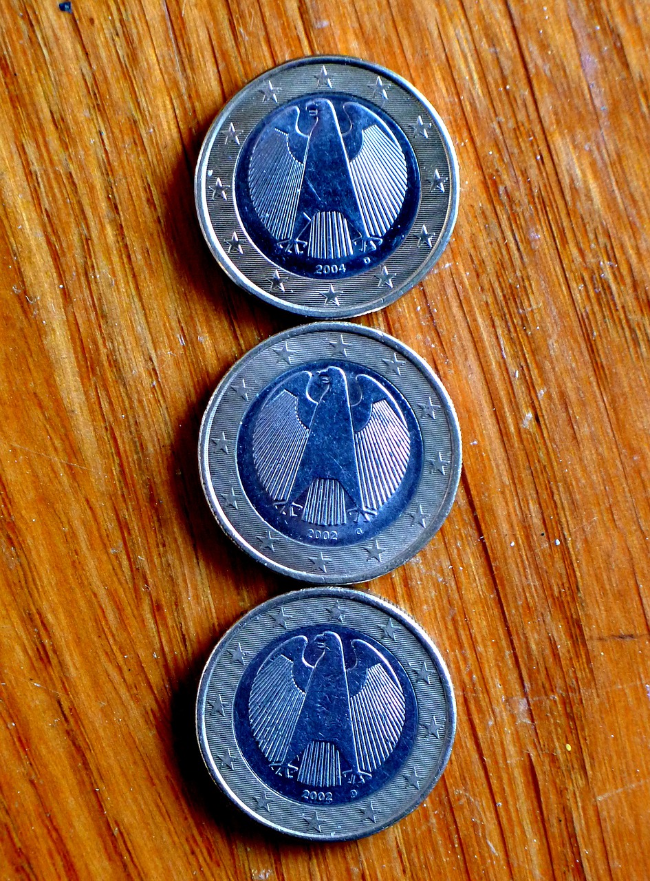euro coins 2 euro coins free photo
