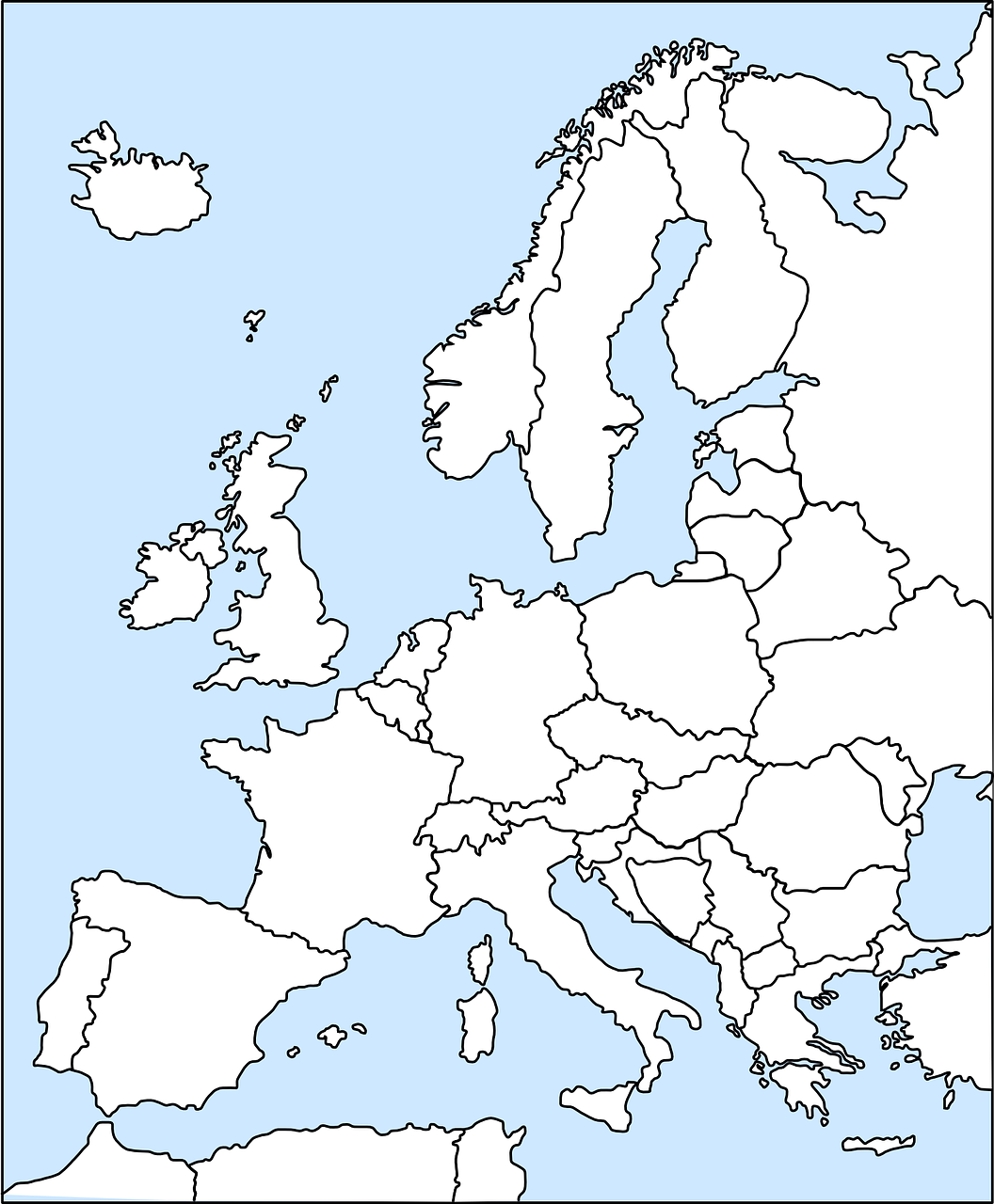 europe map western free photo