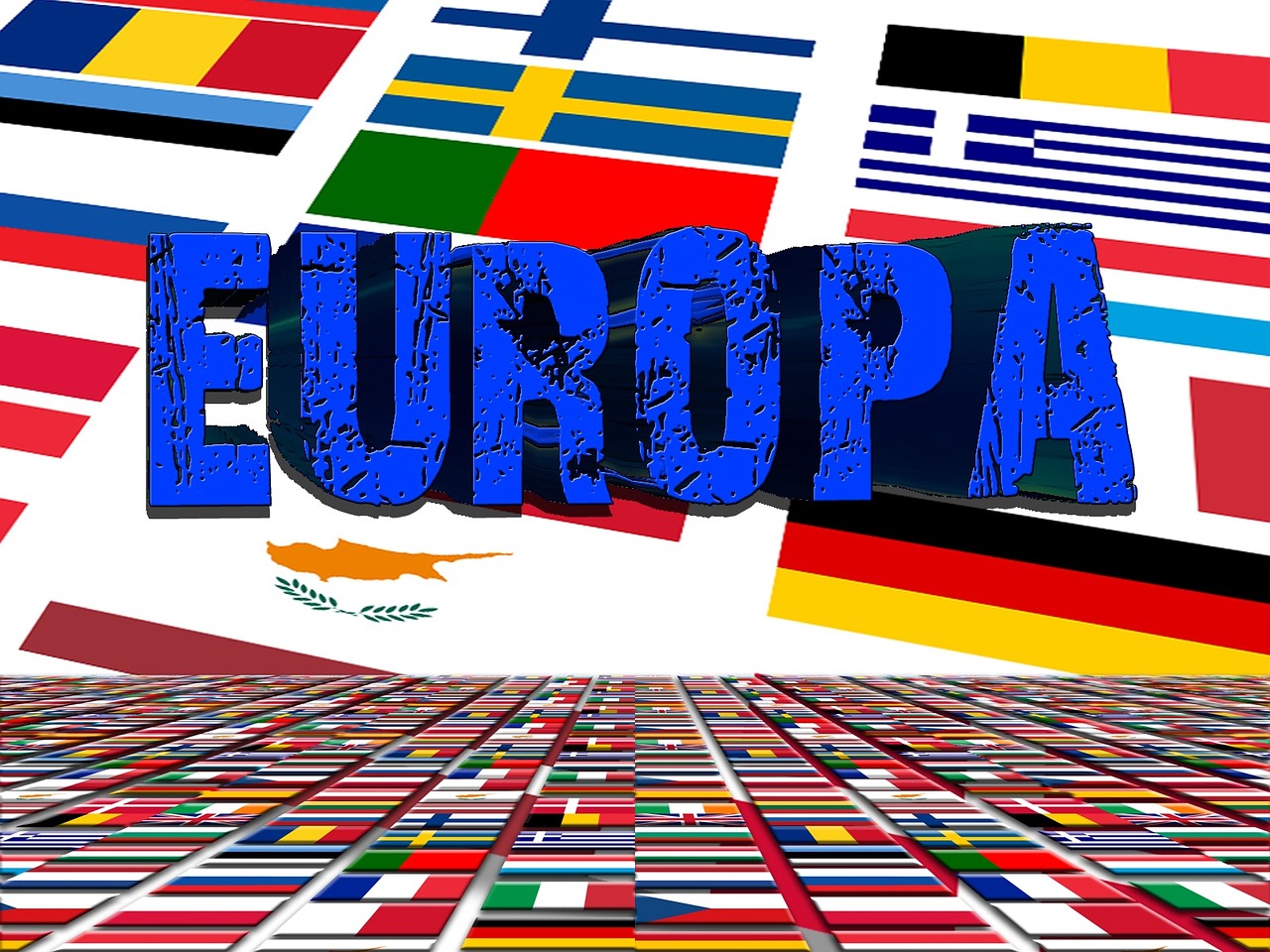 europe flag blue free photo