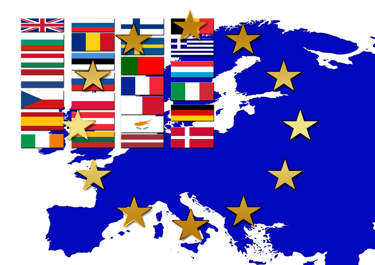 europe flag star free photo
