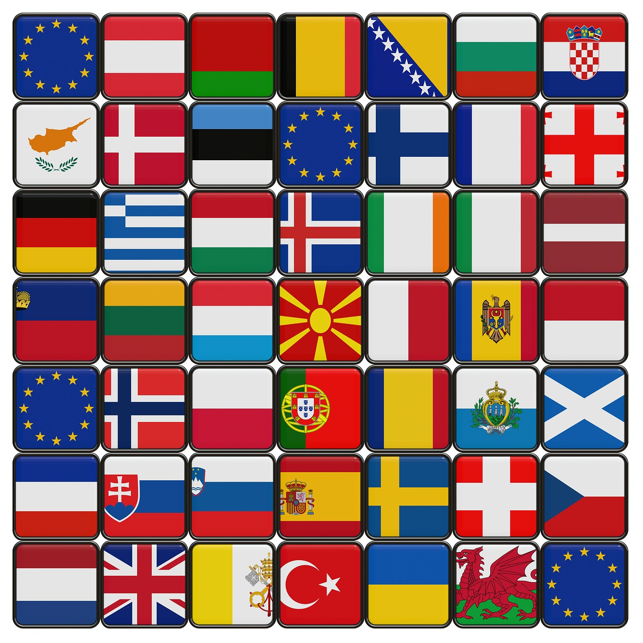 europe flag star free photo