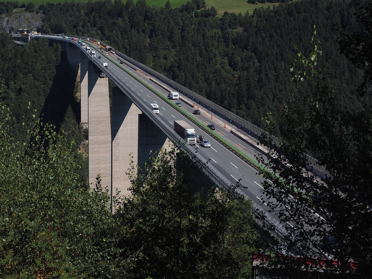 europe bridge bridge highway bridge free photo
