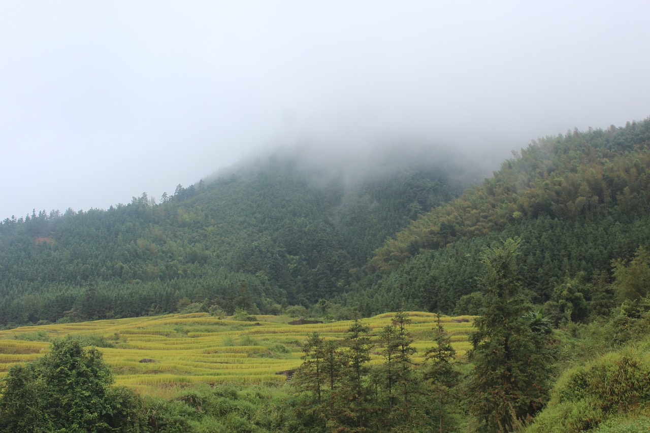 european home terraces qingyuan yao mountain free photo