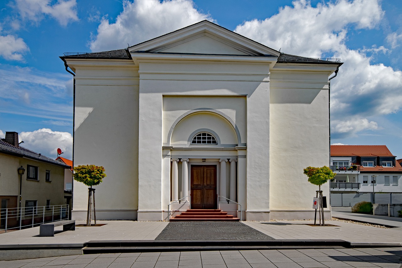 evangelical church blow taunusstein free photo