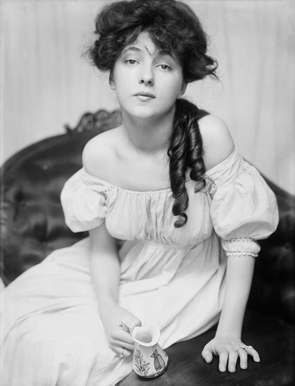 evelyn nesbit actress vintage free photo