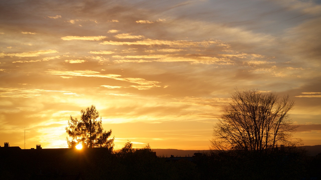 evening sky cloud free photo