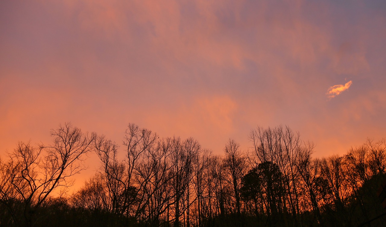 evening sky twilight free photo