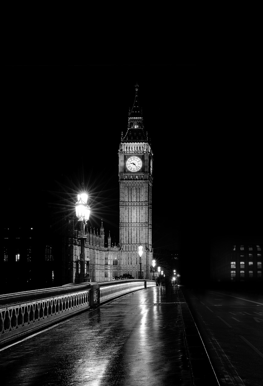 evening bridge london free photo