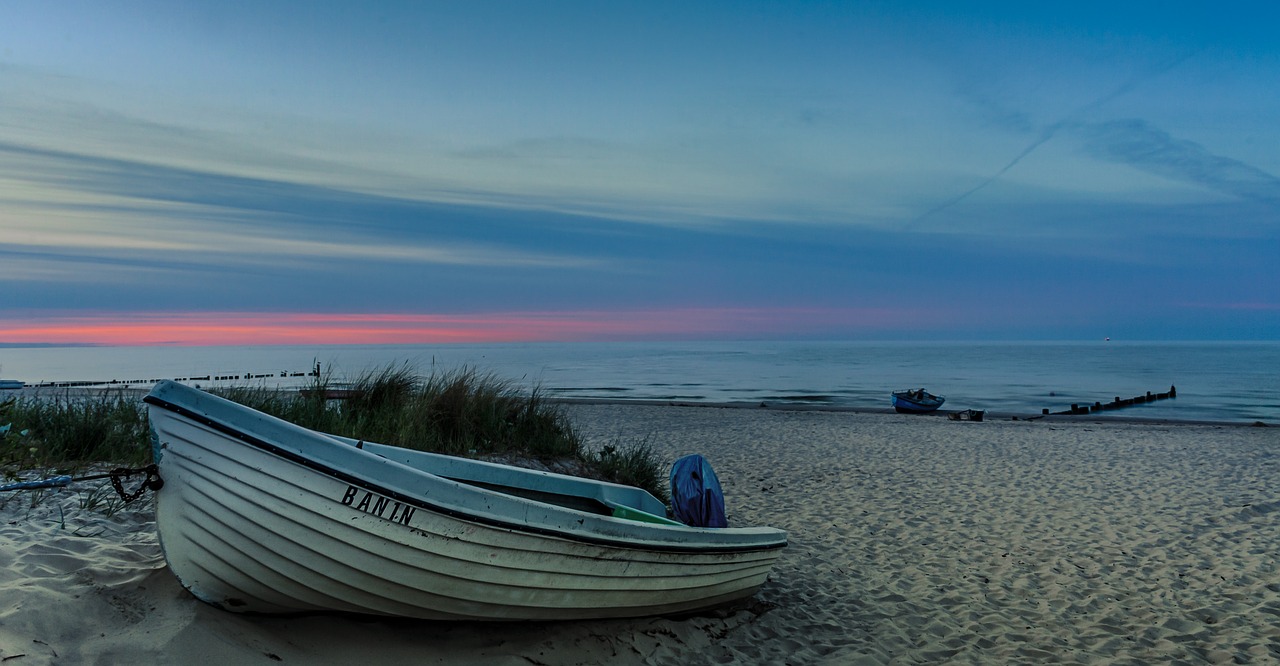evening baltic sea usedom free photo