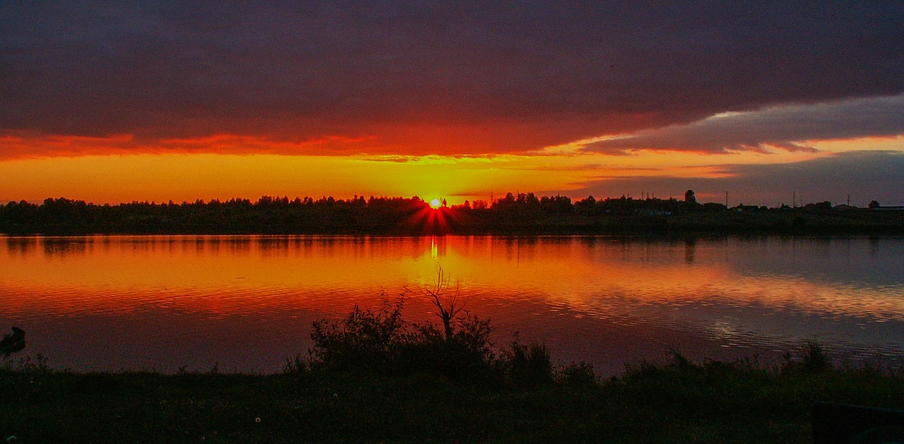 evening summer sunset free photo