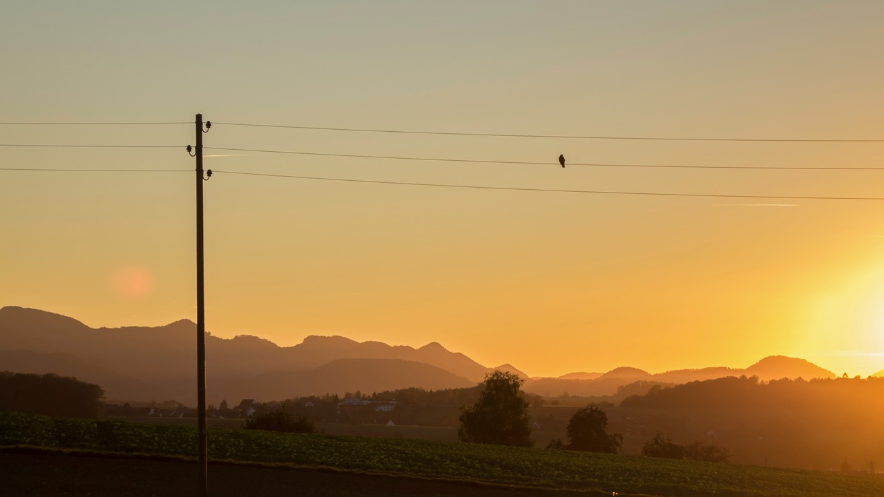 evening  evening sky  abendstimmung free photo