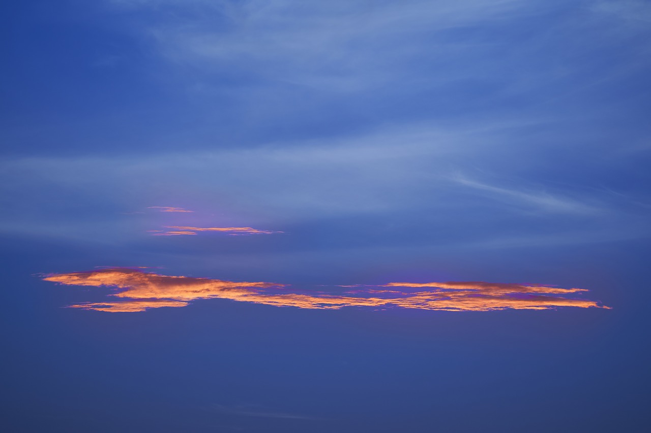evening  sunset  cloud free photo