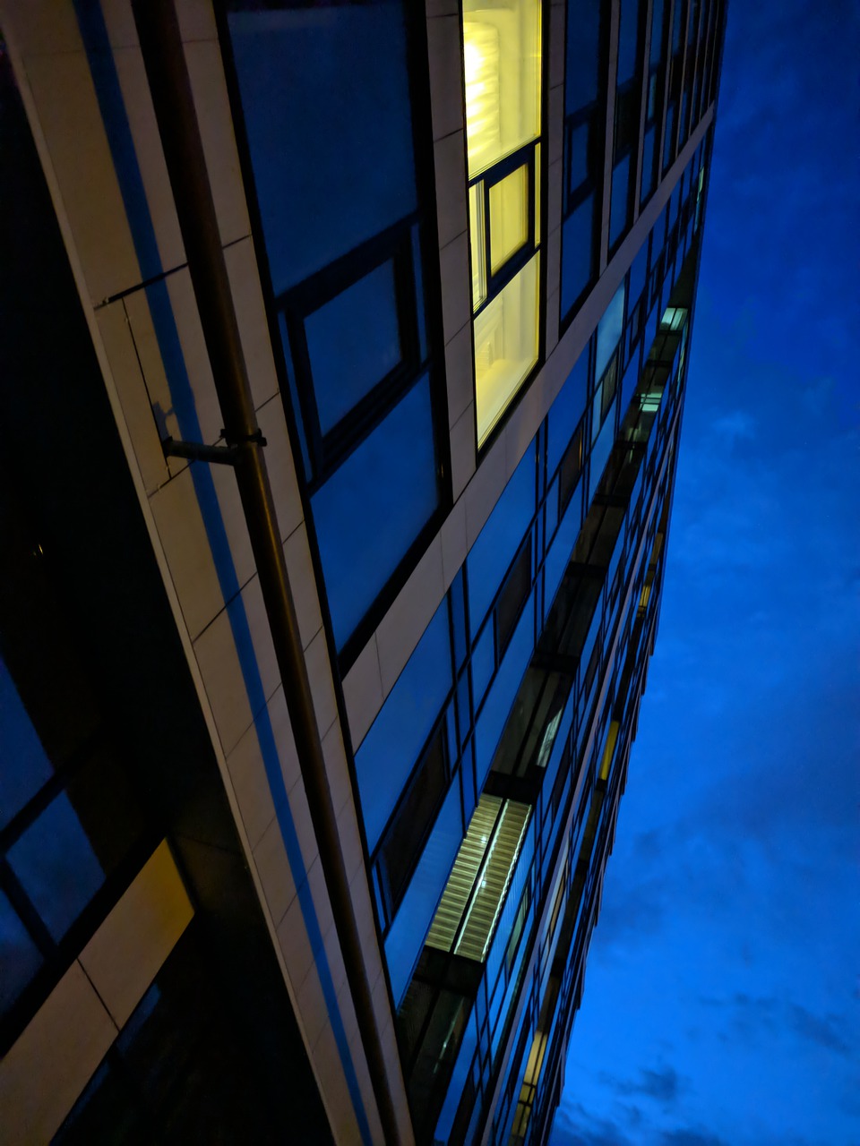 evening  building  stained-glass window free photo