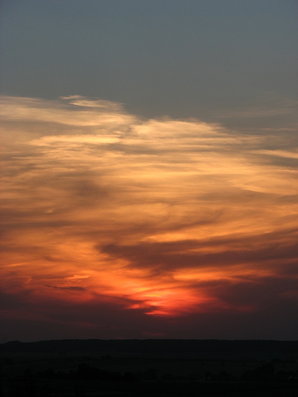 evening red sunset free photo