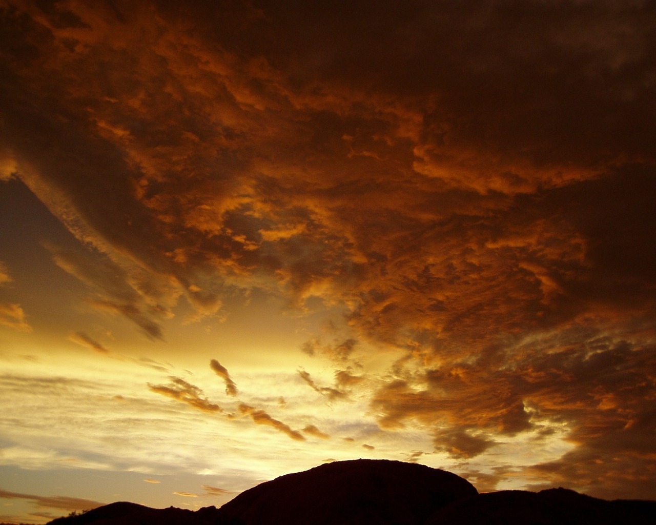 evening clouds sunset free photo