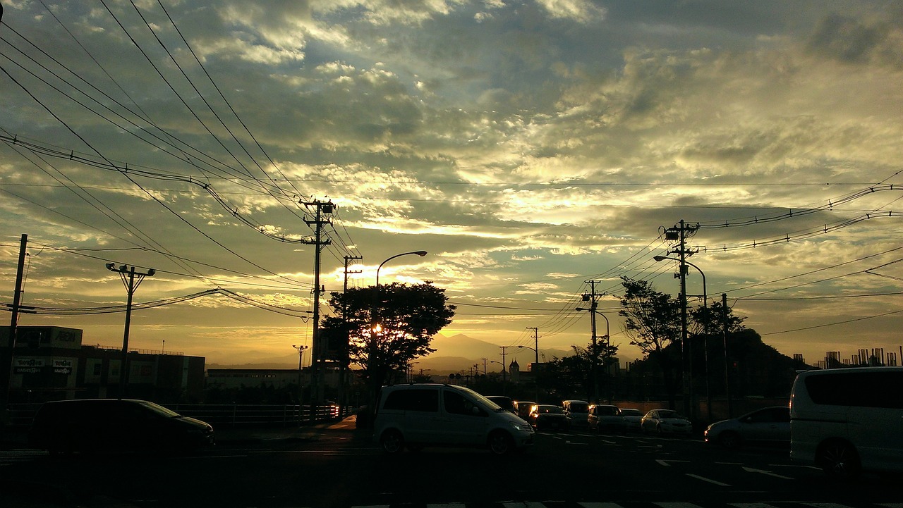 evening sunset cloud free photo