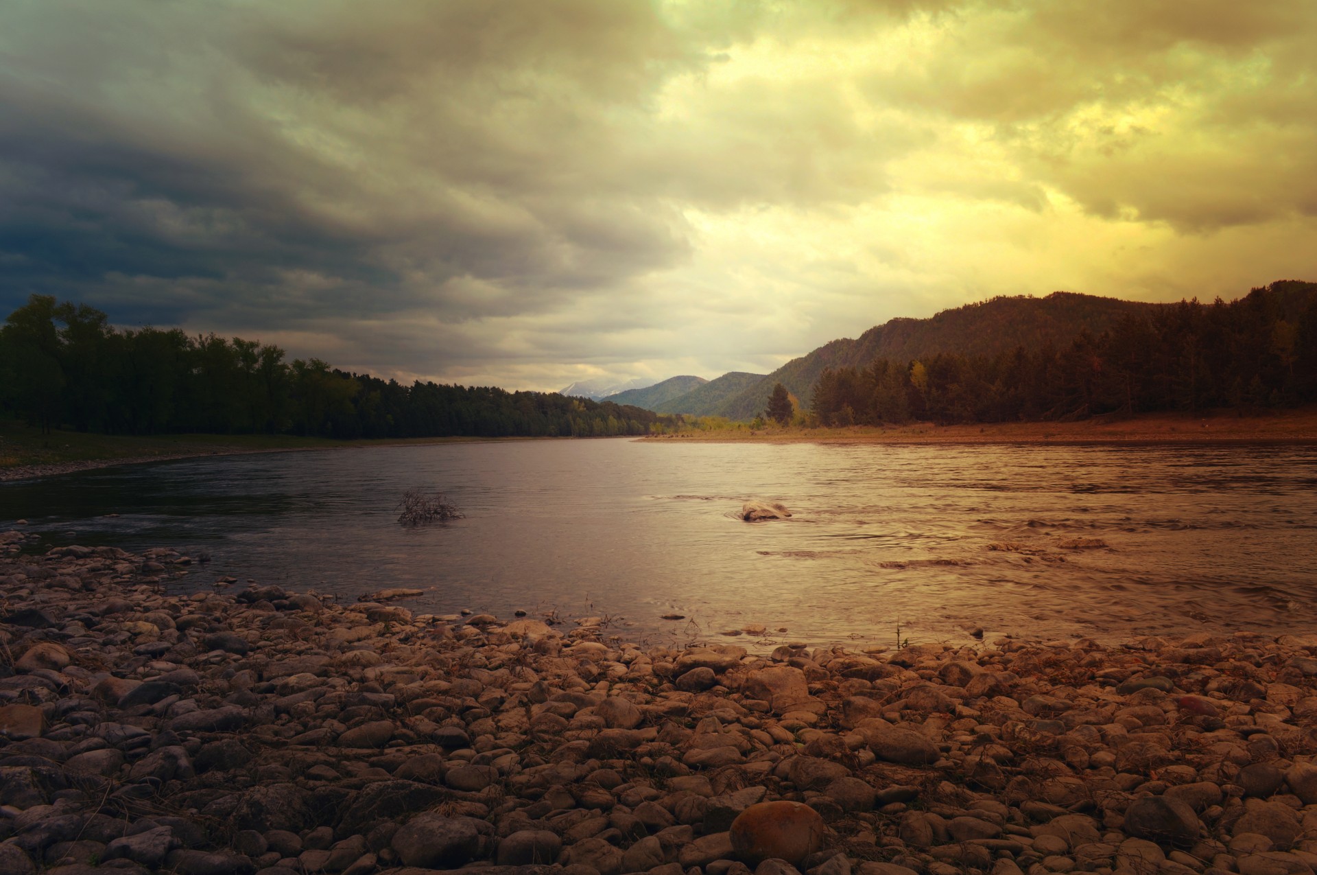 river landscape nature free photo