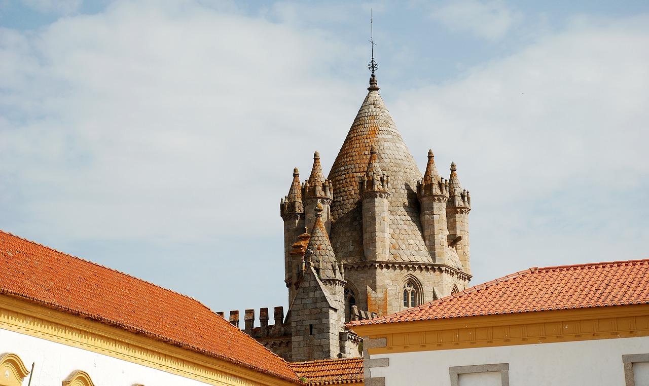 évora tower portugal free photo