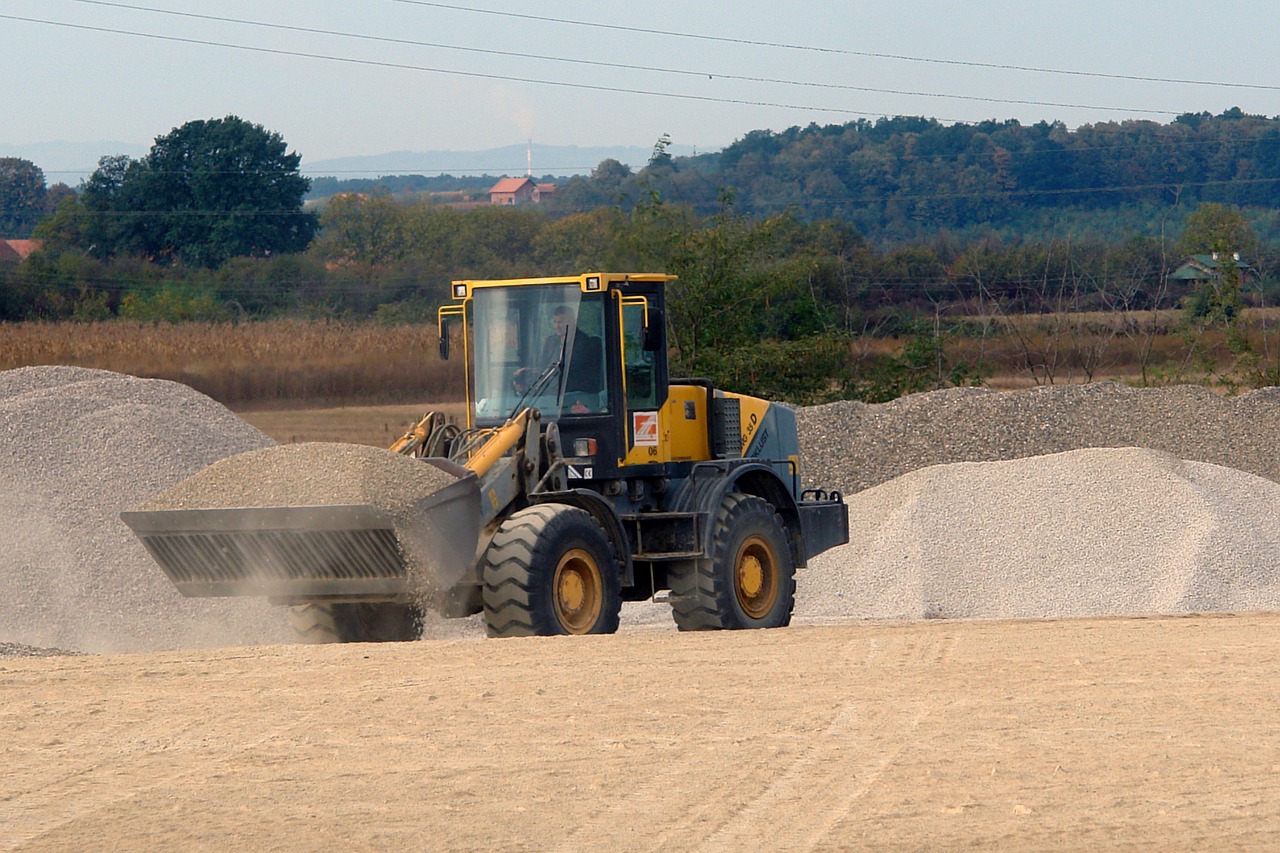 excavator sand industry free photo