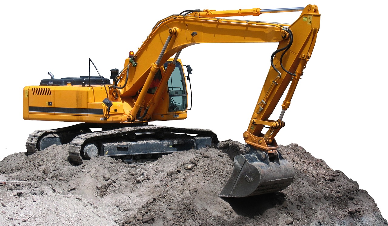 excavator heavy machine excavation free photo