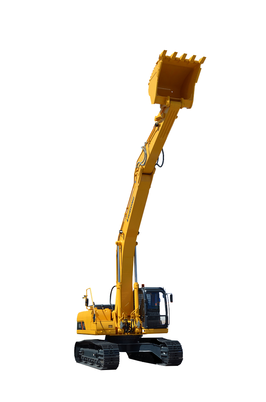 excavator equipment construction free photo