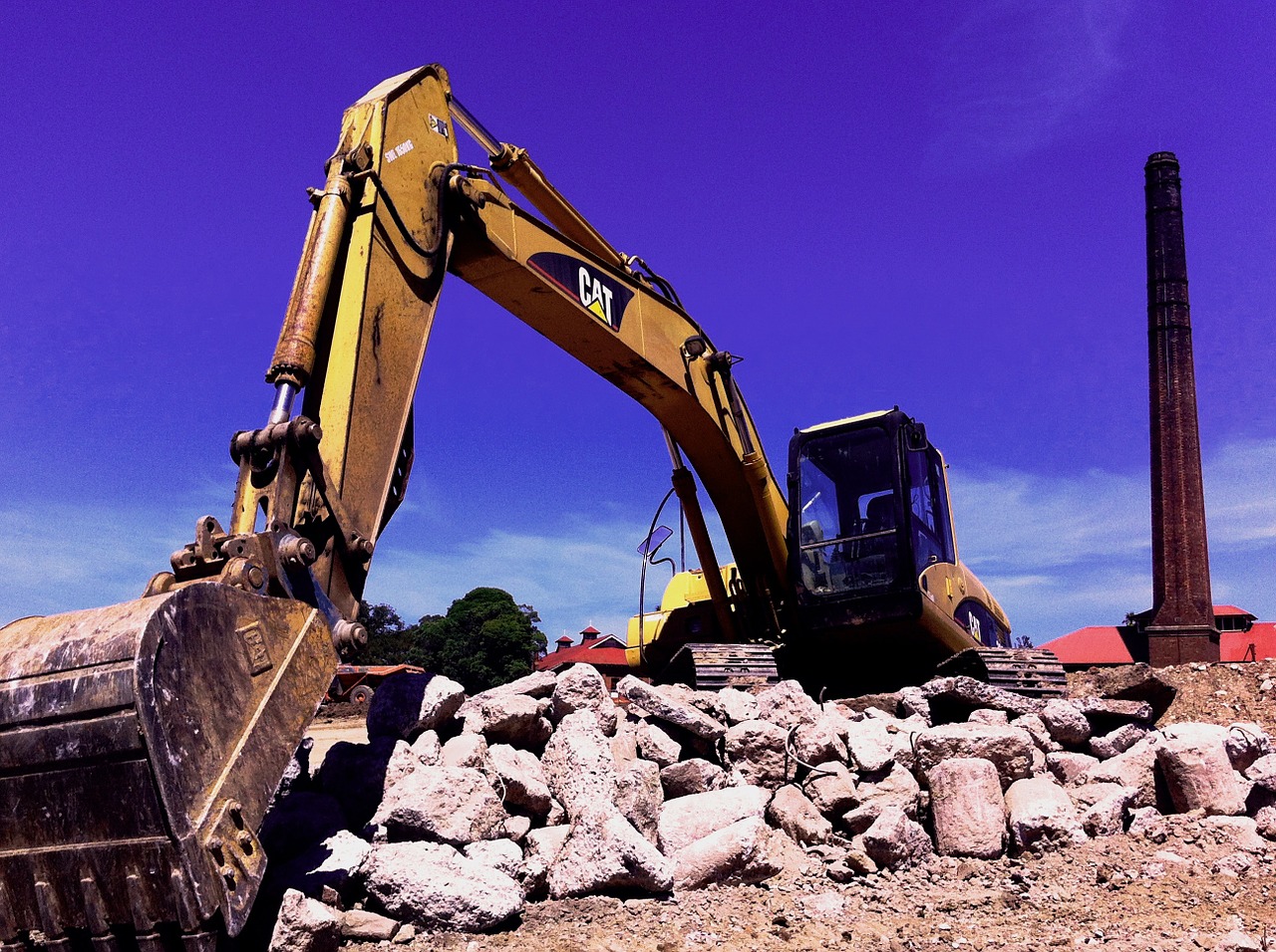 excavator construction equipment free photo