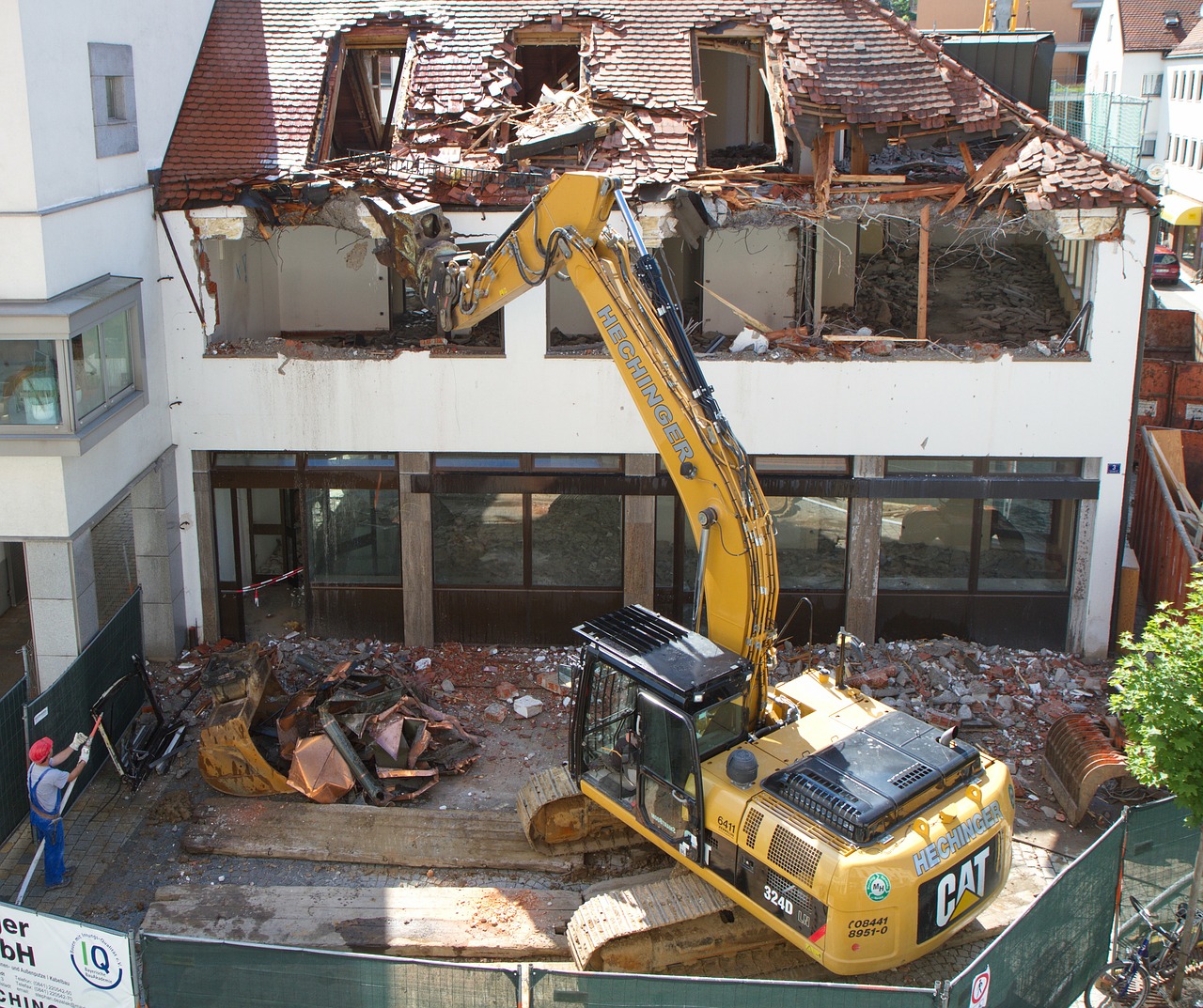 excavators home demolition free photo