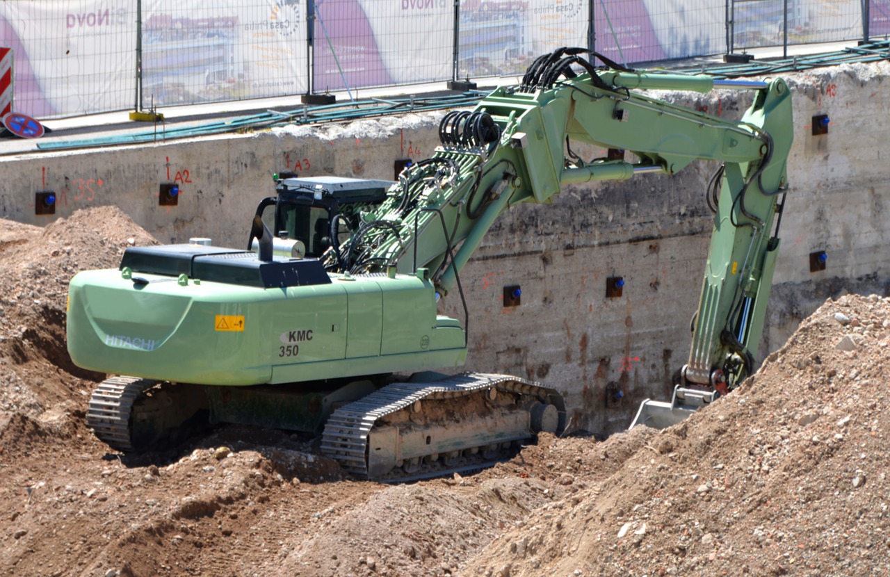 excavators excavator driver heavy appliance free photo