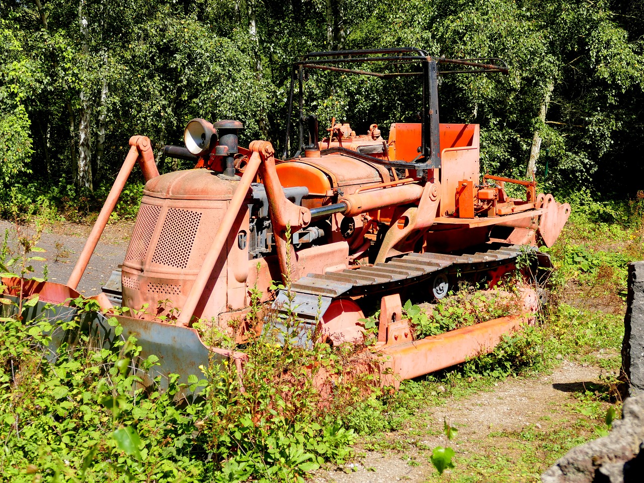 excavators oldtimer old free photo