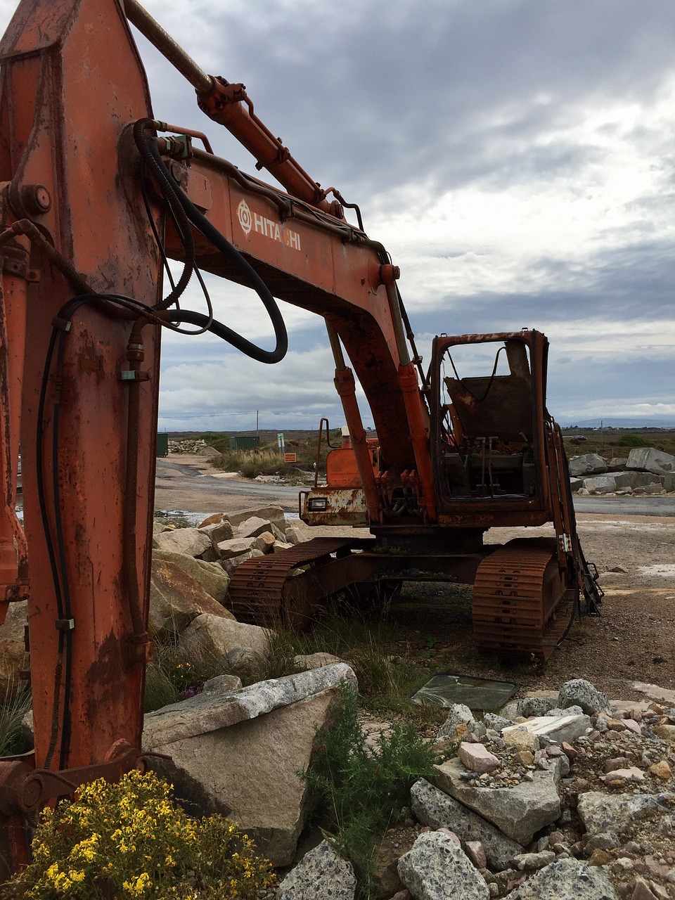 excavators stainless old free photo