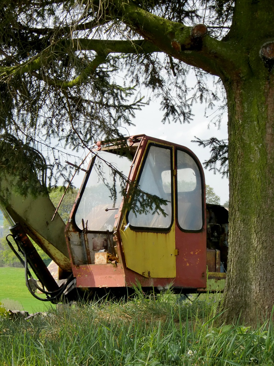 excavators construction machine scrap free photo