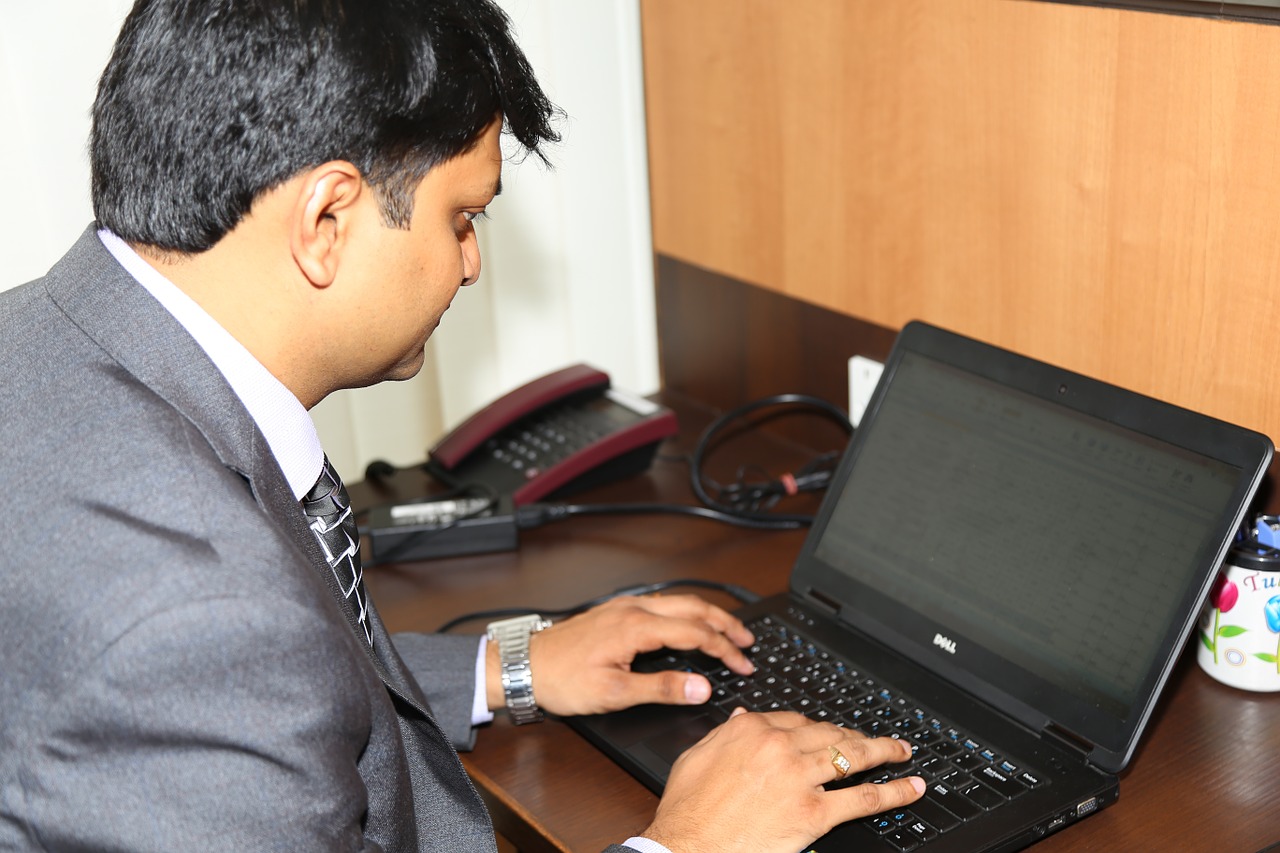 executive laptop business free photo
